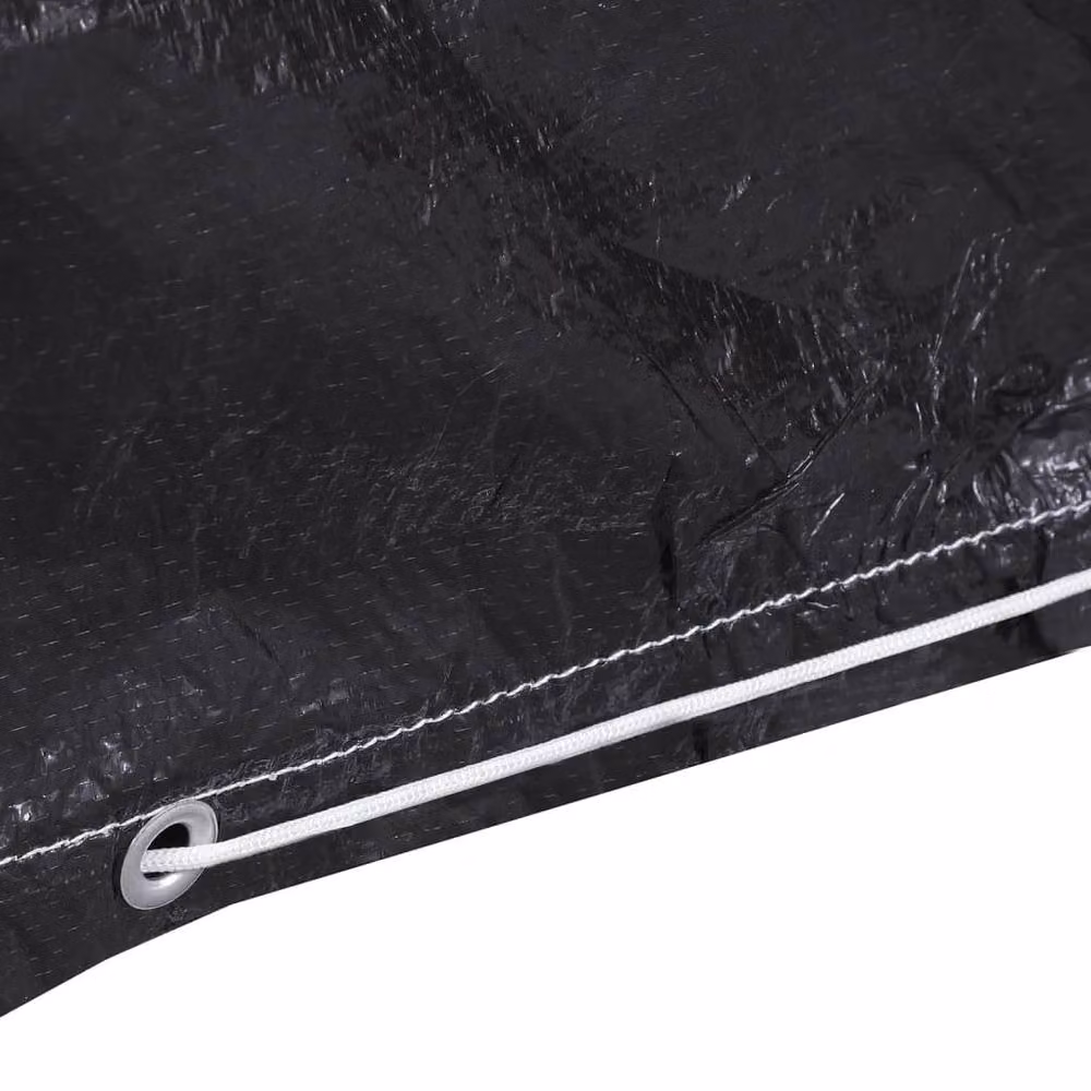 Berkfield Home Water Repellent Gas BBQ Covers, 2 Pack, Black, W/D/H: 180 x 80 x 125 cm – 3