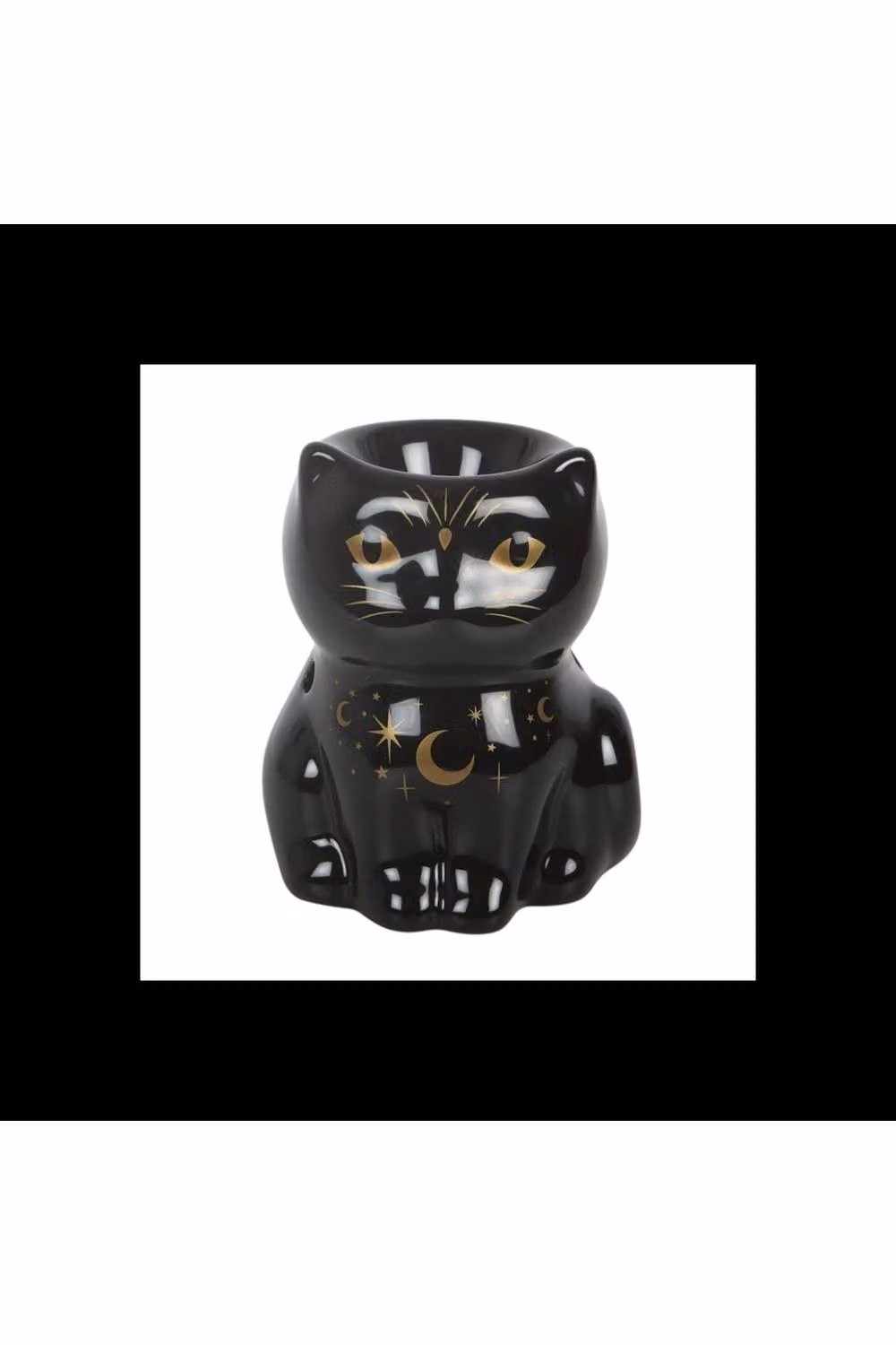 KDMD Black Cat Magick Ceramic Tealight Oil Burner – 2