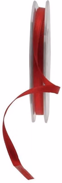 KDMD Deep Red Satin Ribbon, 5 Pack