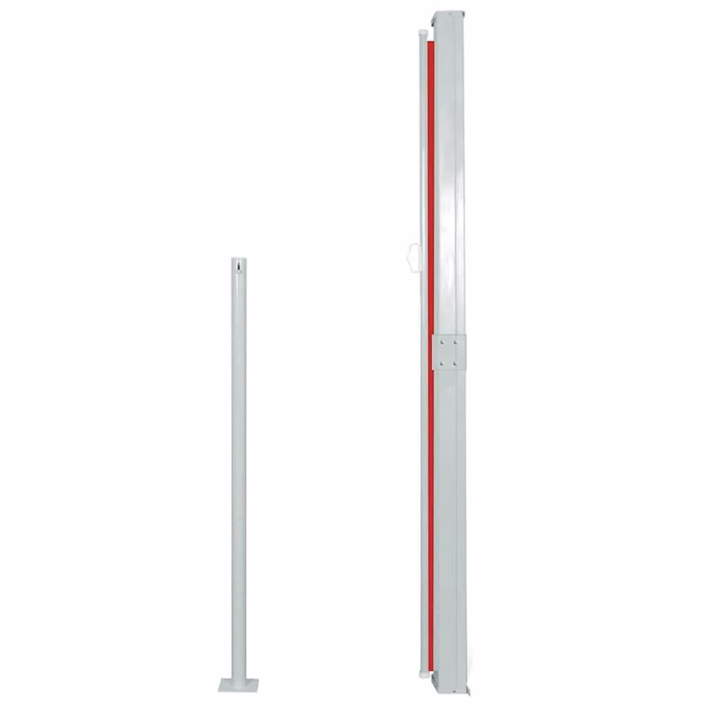 Berkfield Home Red Retractable Side Awning with Polyester Fabric and Steel Frame, W/H: 300 x 170 cm – 3
