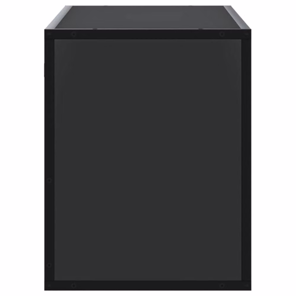 Berkfield Home Industrial TV Cabinet in Black, Made from MDF and Metal, W: 100 cm, D: 31 cm, H: 39.5 cm – 5