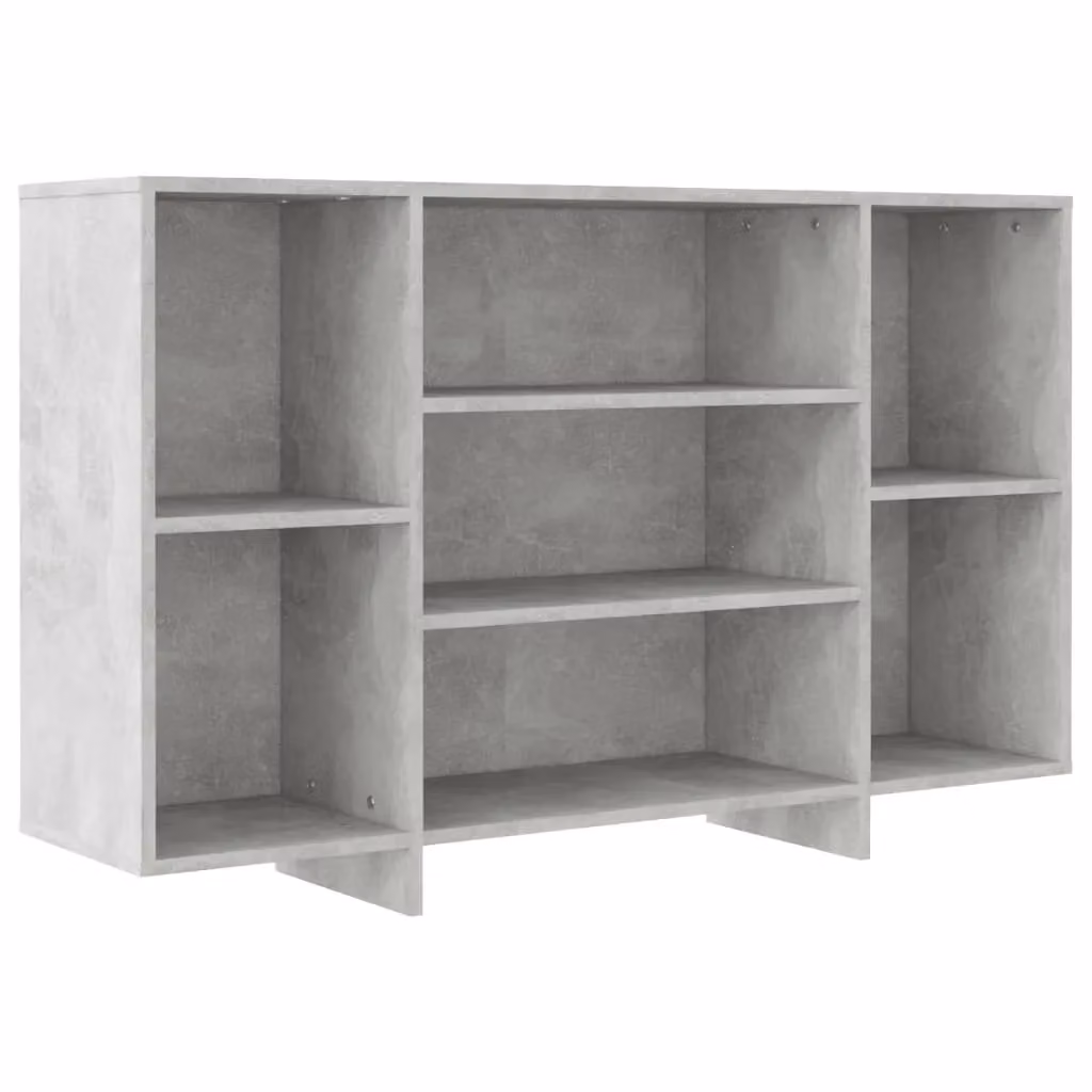 Berkfield Home Modern Sideboard in Concrete Grey, W/D/H: 120 x 30 x 75 cm – 2