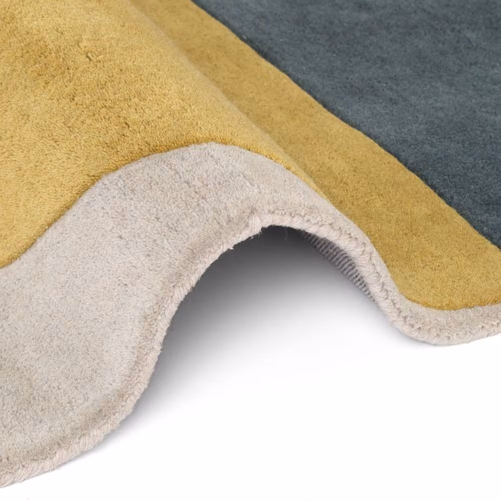Ted Baker Savile Hand Woven Geometric Wool and Cotton Rug in Multicolour, W: 120 cm, L: 170 cm – 1