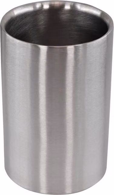 Geezy Double Walled Stainless Steel Ice Bucket and Wine Champagne Cooler in Silver