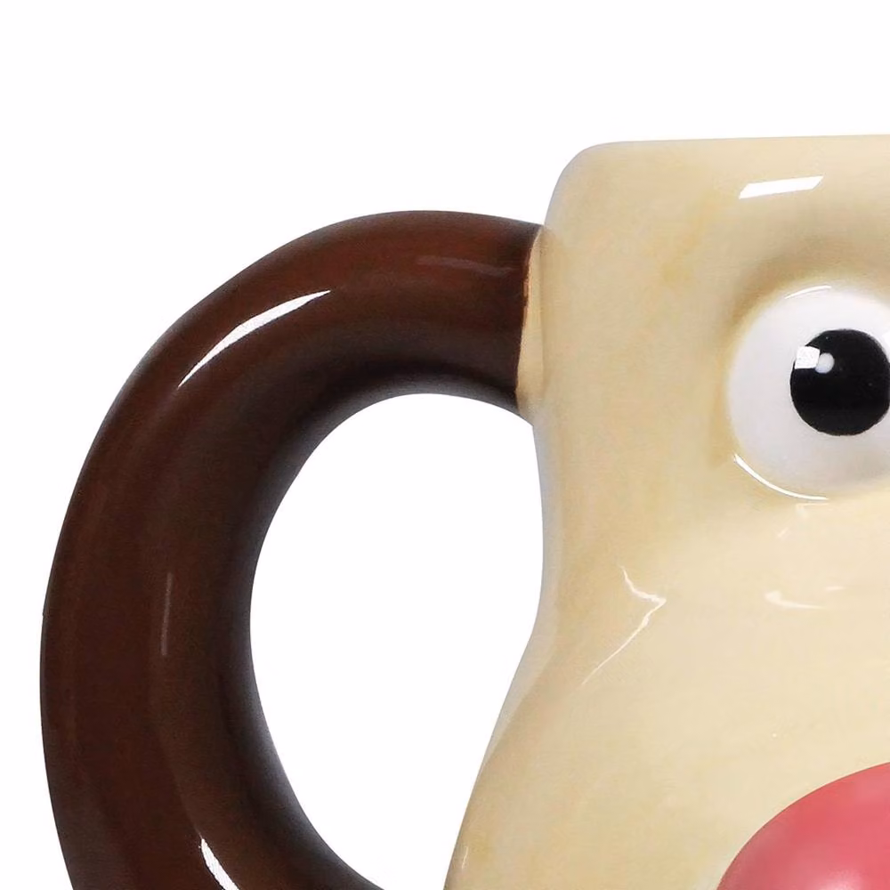 Half Moon Bay Wallace & Gromit Gromit 3D Shaped Heat Changing Ceramic Mug, 480ml, Multicolour – 4