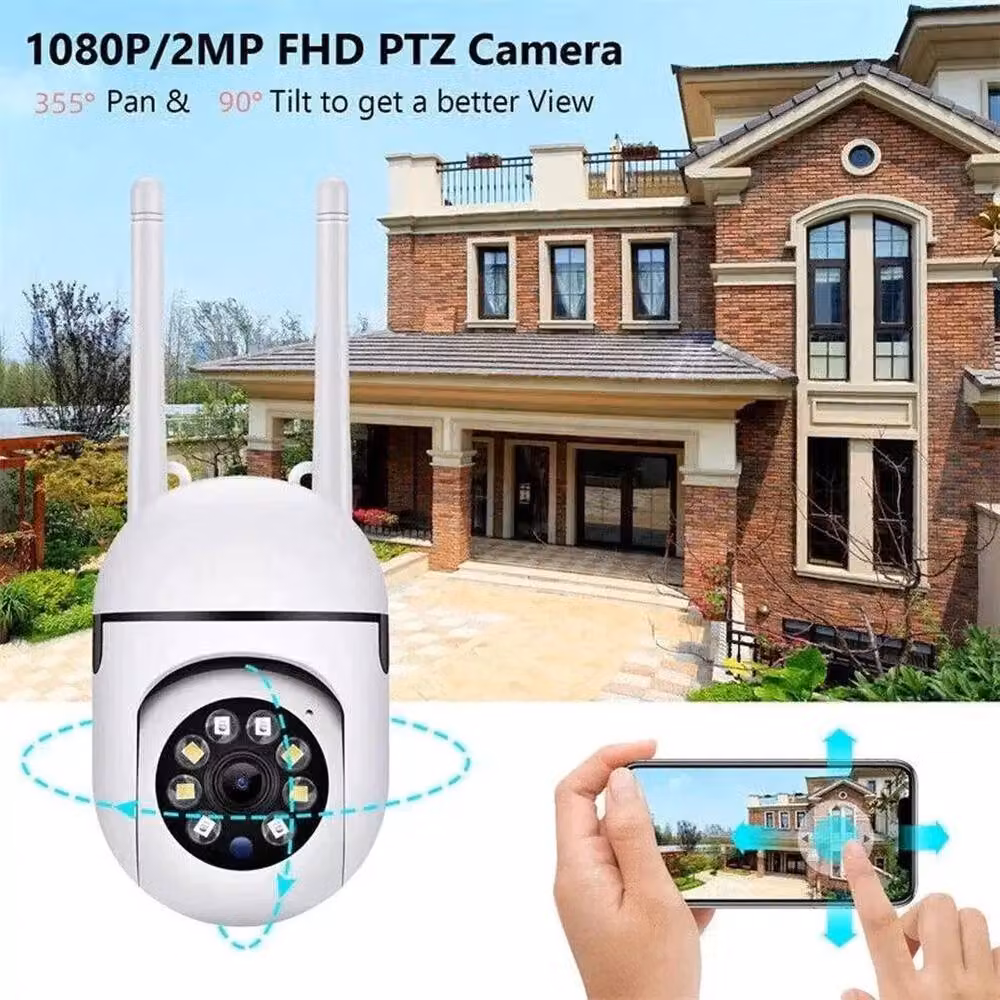 KORVIXA White WiFi Indoor HD PTZ Smart Home Security CCTV Camera with IR – 3