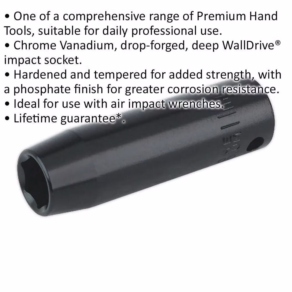 Loops 11mm Forged Deep Impact Socket, 3/8 Inch Sq Drive, Chrome Vanadium – 2