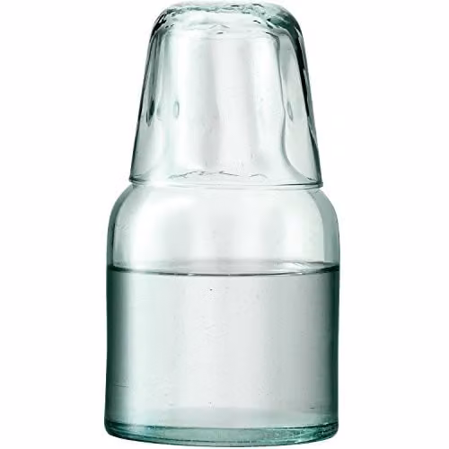 LSA International Mia Carafe and Tumbler Set, 0.95 l, Transparent Recycled Glass