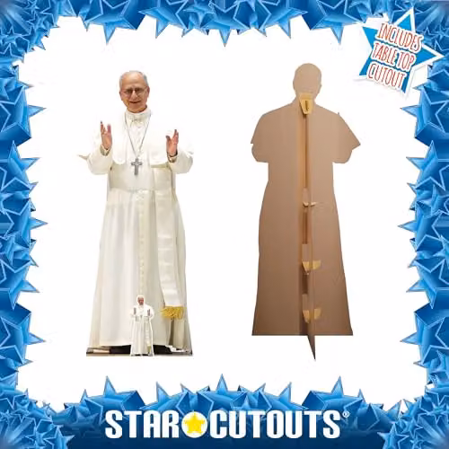 Star Cutouts SC4620 Pope Leo XIV Lifesize Cardboard Cutout, Height: 176 cm – 3