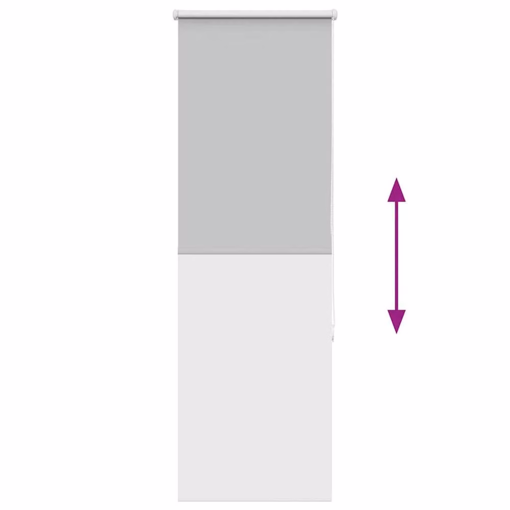 Berkfield Home Grey Blackout Roller Blind with Thermal Insulation, W: 60 cm, H: 175 cm – 2