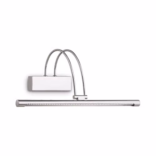 Ideal Lux Bow AP66 Cromo LED Wall Applique in Chrome and White