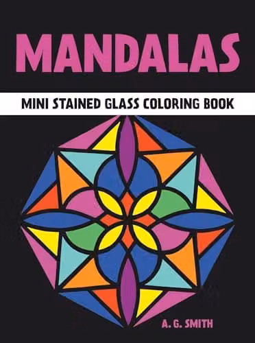 Dover Mini Mandalas Stained Glass Coloring Book – 1