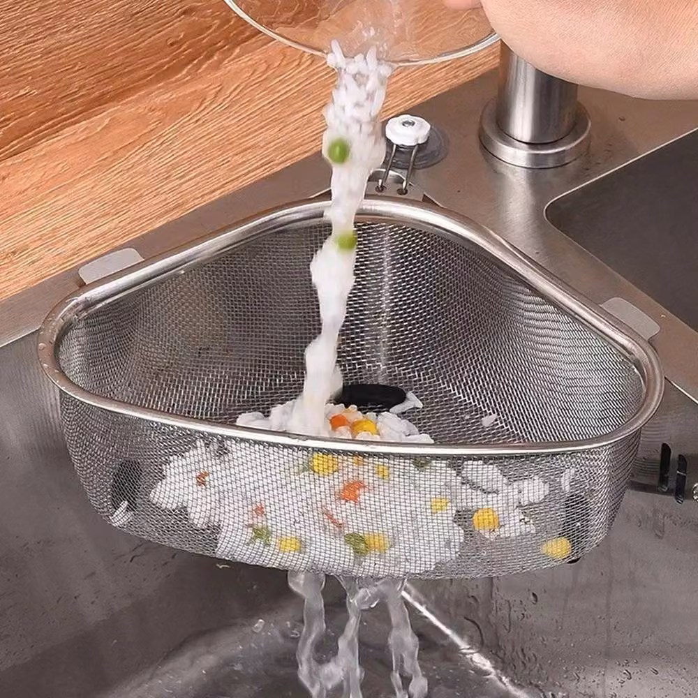 PAWNORA Stainless Steel Kitchen Sink Drain Basket in Silver – 3