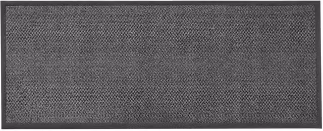 JVL Heavy Duty Dirt Repellent Barrier Door Mat, Grey and Black, W: 60 cm, L: 150 cm – 1