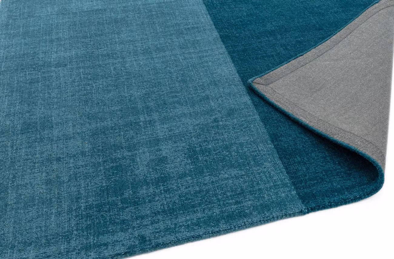 The Rug Shop UK Petrol Teal Geometric Wool Rug, W: 160 cm, D: 230 cm – 3