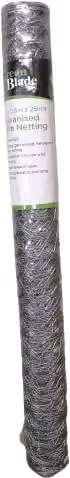 Samuel Alexander Galvanised Steel Chicken Garden Wire Netting in Silver, W/H: 60 cm x 5 m, Thickness: 25 mm – 1
