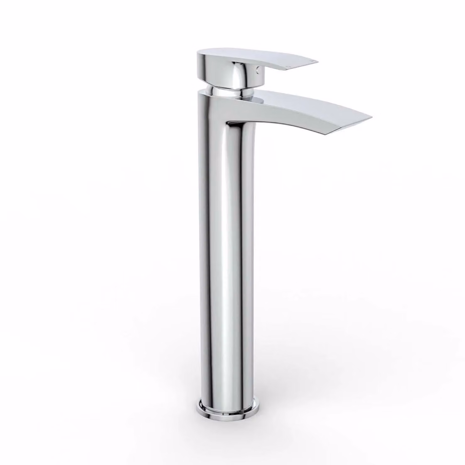 Nes Home High Rise Basin Mono Mixer Tap in Chrome Metallic Silver – 2
