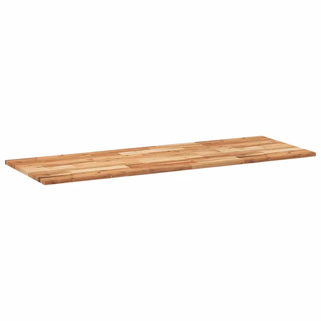 Berkfield Home Solid Wood Acacia Desk Top, Oil Finished, Brown, W: 120 cm, D: 50 cm, H: 2 cm – 2