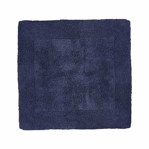 Allure Bath Fashions Elegance Reversible Heavyweight Cotton Shower Mat, Blue, W/D/H: 55 x 55 x 55 cm – 3