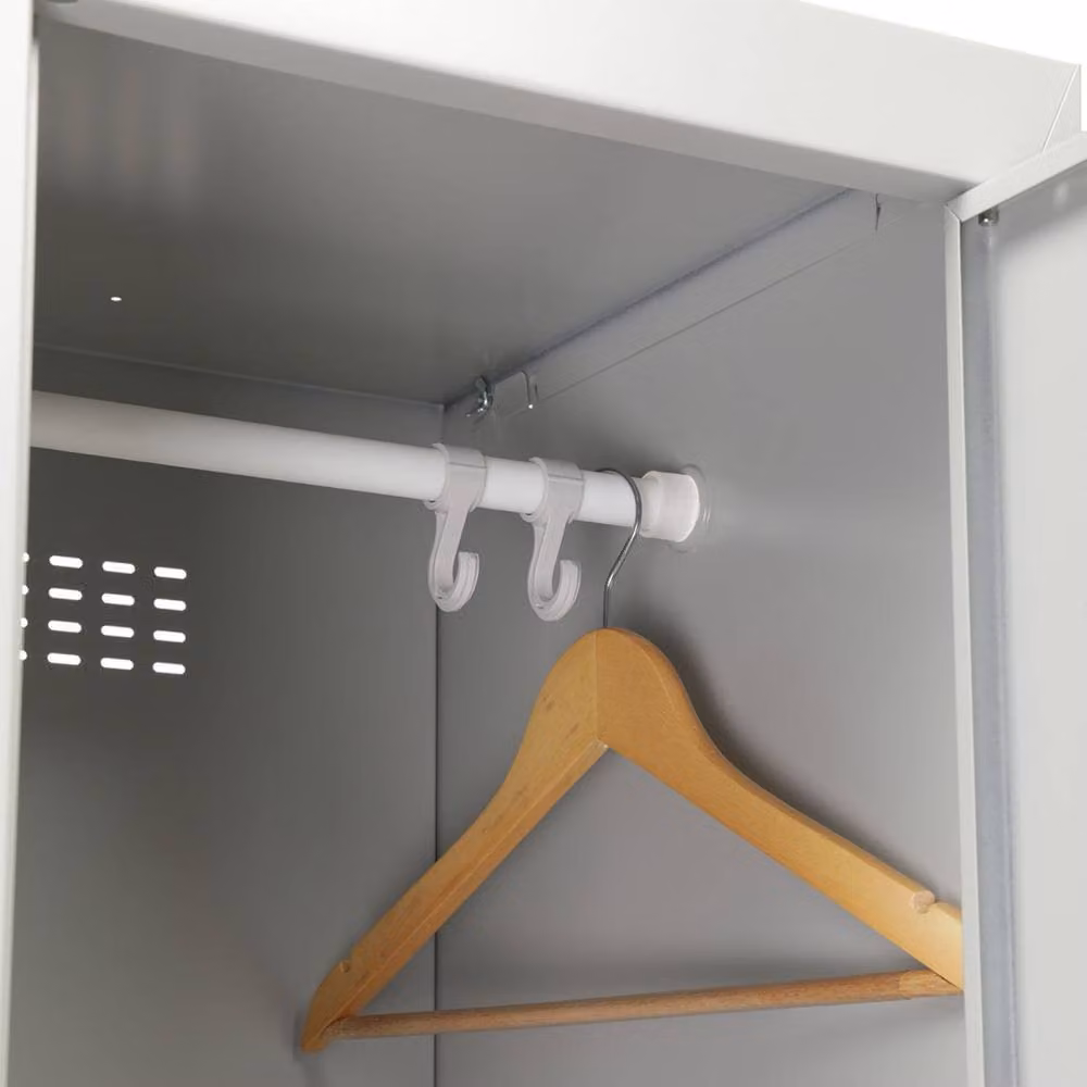 Phoenix Safe Company PL1233GGK Personal Locker in Grey with Key Lock, 68L, H 180 cm x W 100 cm – 3