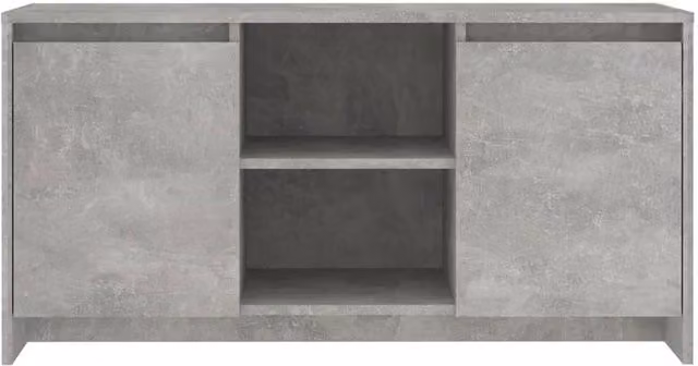 Berkfield Home Modern TV Cabinet in Concrete Grey, W/D/H: 102 x 37.5 x 52.5 cm – 1