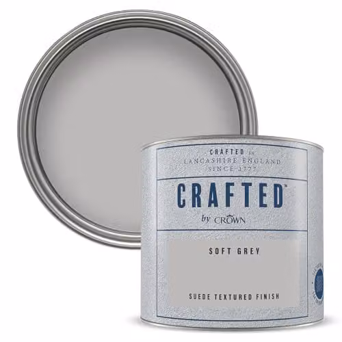 Crown Suede Soft Grey Paint Tester Pot Sample 125ml – 1