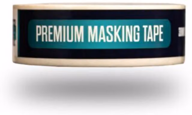 Walther Strong Premium Black Masking Tape, Width: 38 mm, Length: 50 m