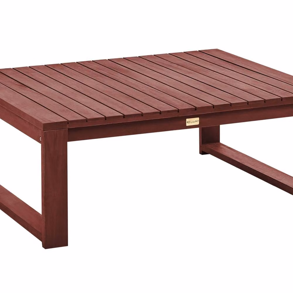 Wyld and Coco Acacia Wood Outdoor Coffee Table, Brown, W: 90 cm, D: 75 cm, H: 75 cm – 2