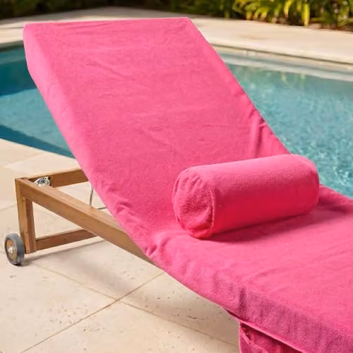 OHS Inflatable Bolster Pillow with Microfibre Cover for Neck and Back Support in Pink – 3