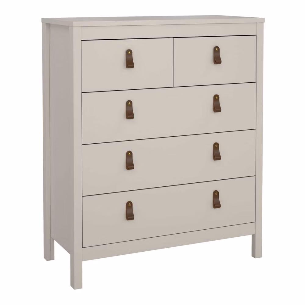 Wyld Haus Cashmere 5 Drawer Wooden Chest in Beige – 2