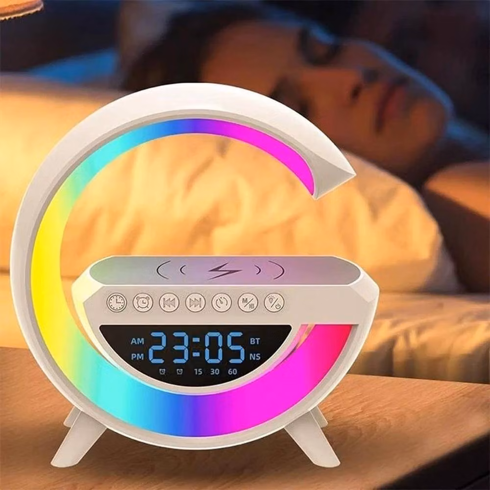 SPETLEK Smart LED Clock Night Light in White – 2