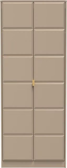 Ready Assembled 2 U Metro 2 Door Wardrobe in Light Brown – 1