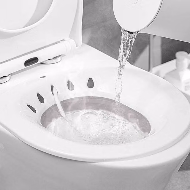 NESTLUNE Foldable Hanging Postpartum Toilet Sitz Bath in White, W: 52 cm – 1