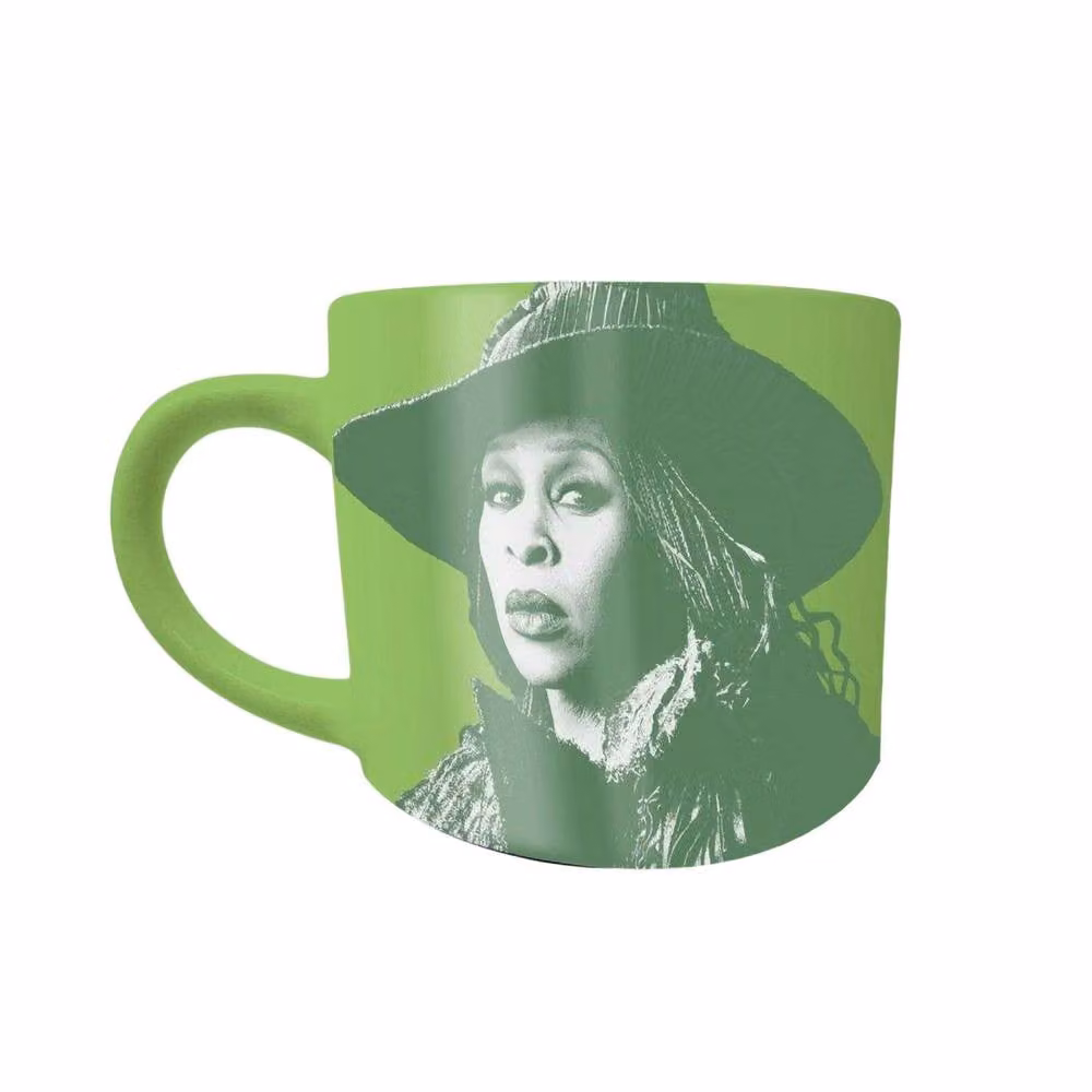 Wicked Stackable Elphaba and Glinda Ceramic Mug Pack of 2 in Multicolour and Green – 2