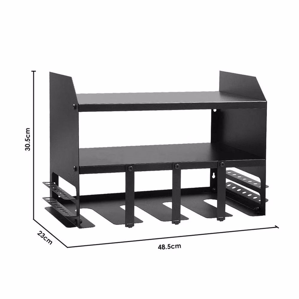 Nordara Heavy Duty Power Tool Organizer and Drill Wall Holder, Black, W: 1000 cm, H: 52 cm, D: 30.5 cm – 2