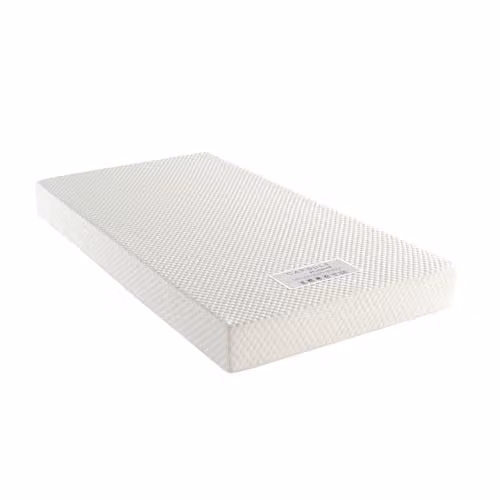 Julian Bowen Capsule Student Single Reflex Foam Mattress, White, W/D/H: 90 x 190 x 14 cm