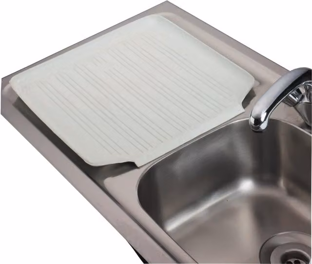 KitchenCraft Multicolour Rectangular Rubber and Silicone Draining Board Mat – 1