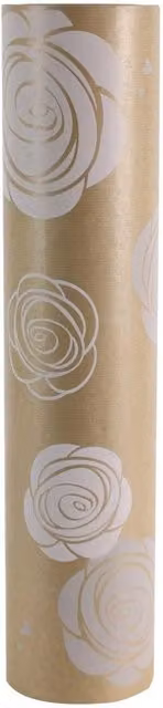 KDMD Kraft Paper Rose Heads Brown and White Party Decorations