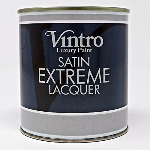Vintro Paint Extreme Satin Lacquer Clear Chalk Paint Sealer, 500ml
