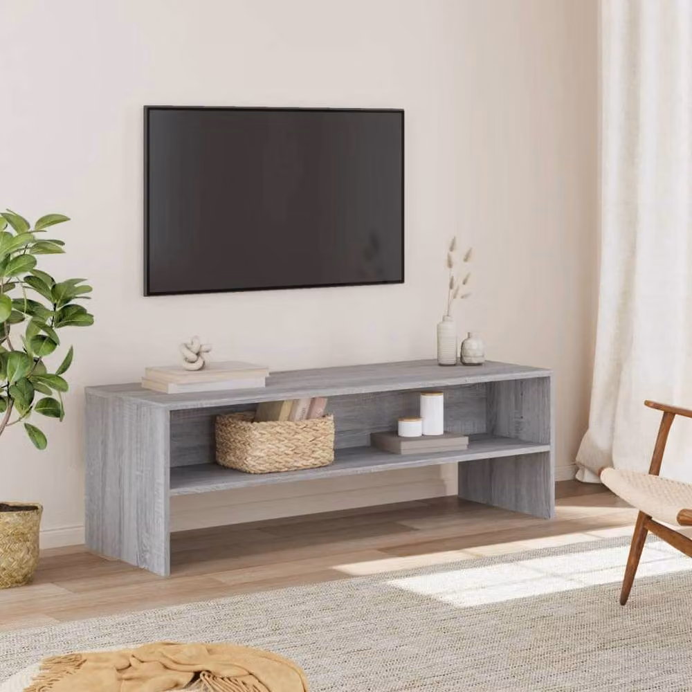Berkfield Home Grey Sonoma TV Cabinet in Engineered Wood W/D/H: 120 x 40 x 40 cm – 2
