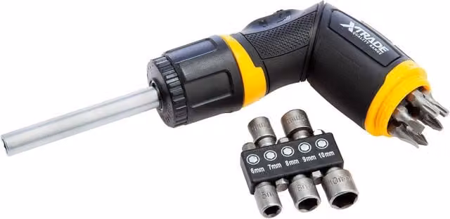 XTrade X0900219 Manual Screwdriver Set, 12 Pack, Black