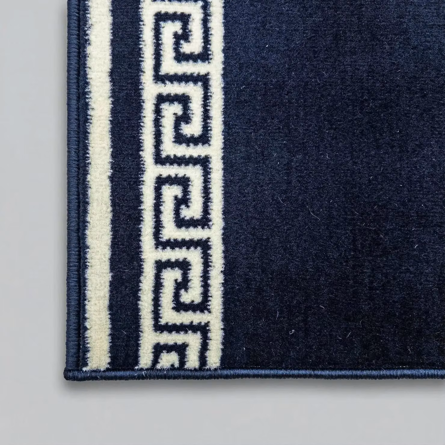 runrug Soft and Durable Stair Runner Carpet in Blue, W: 80 cm, L: 570 cm – 6