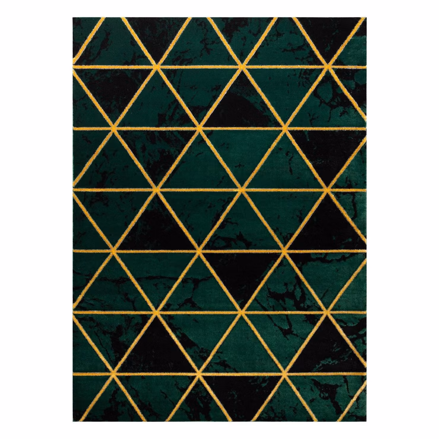RugsX Emerald Green Geometric Glamour Rug, W: 160 cm, D: 220 cm – 3