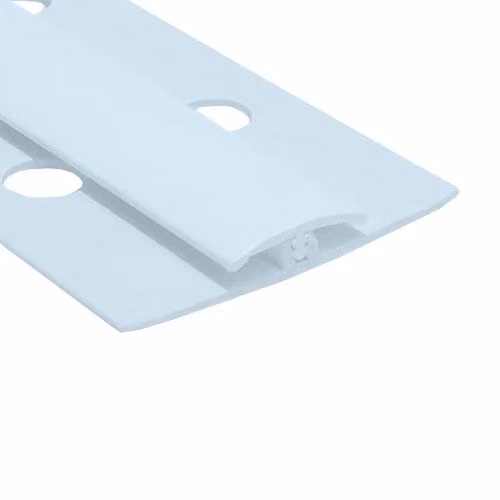 AM Clad Antimicrobial PVC Hygiene Cladding Two Part Division Bar, Blue, Length: 3 m