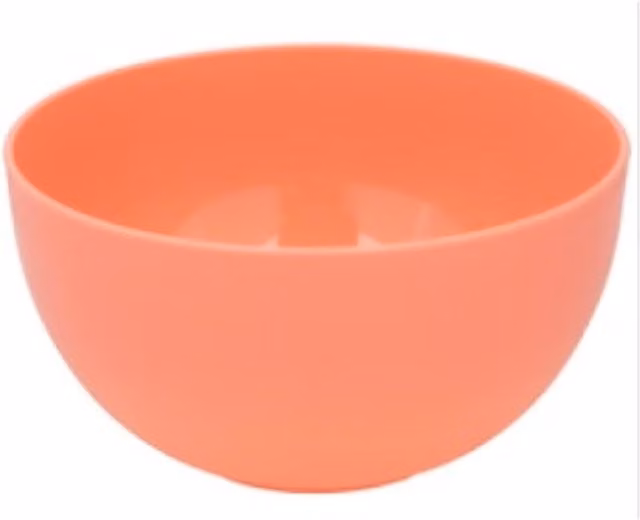 UMKY 3-Piece Multicolour Plastic Snack and Cereal Bowls for Kids and Adults