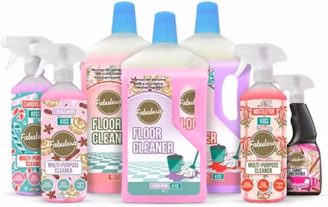 Fabulosa Christmas Cleaning Bundle in Multicolour