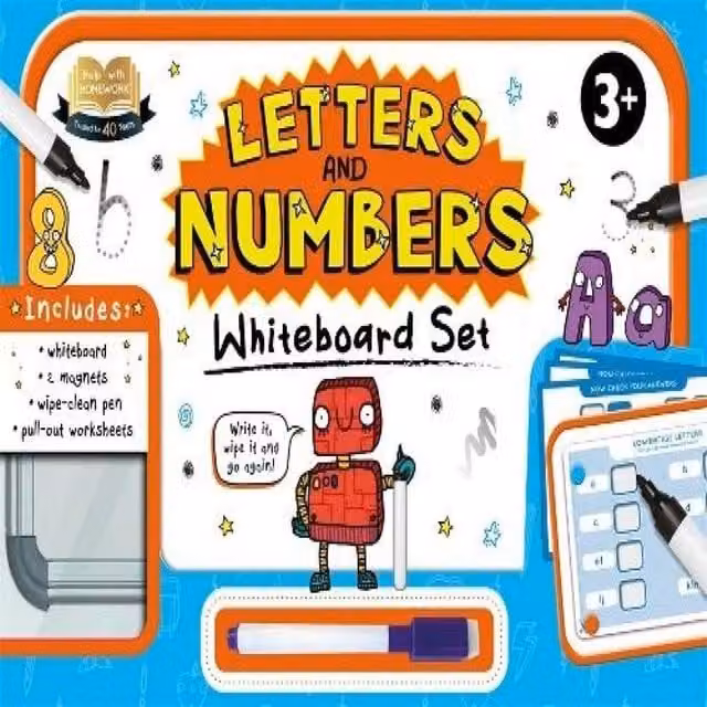 Autumn Publishing Letters and Numbers Paperback Book for Ages 3+ in Multicolour