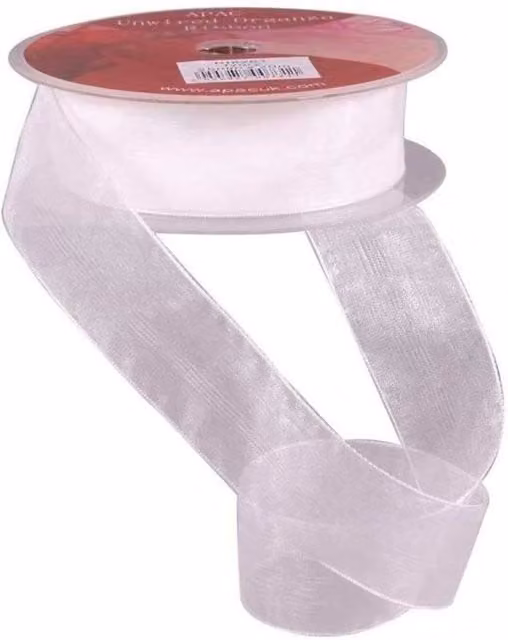 KDMD Ivory Woven Edge Organisa Ribbon, 3 Pack, Width: 25 mm, Length: 20 m per roll