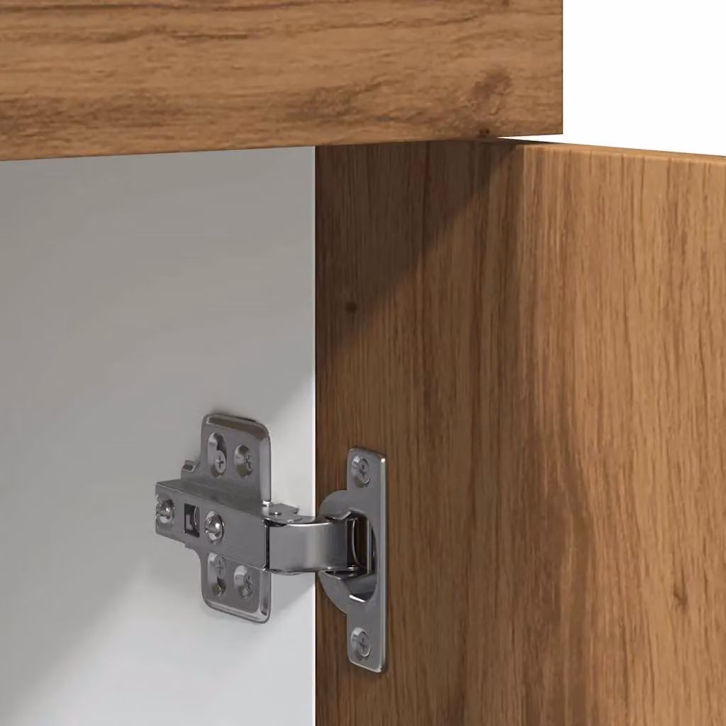 Berkfield Home Lyon Artisan Oak Drawer Bottom Cabinet, Brown, W/D/H: 80 x 46 x 81.5 cm – 3