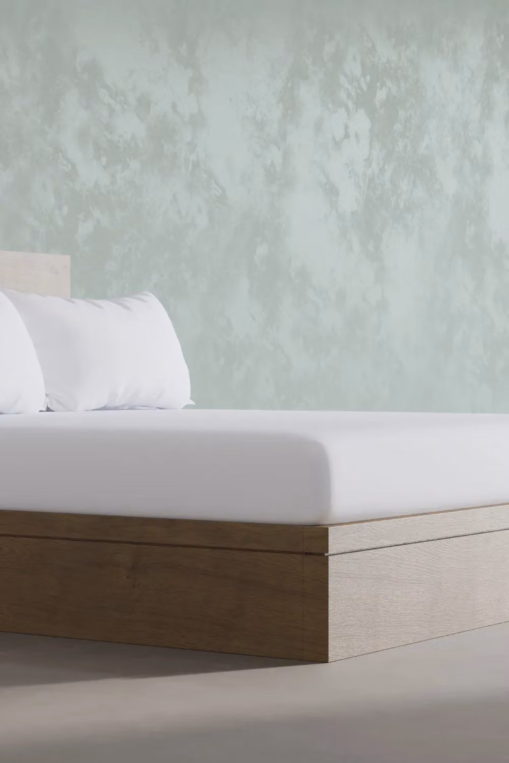 Panda London Organic Bamboo Viscose Fitted Sheet, White, W/D/H: 90 x 200 x 20 cm – 2
